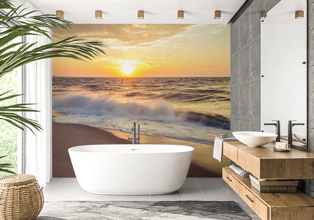 Atardecer en la playa